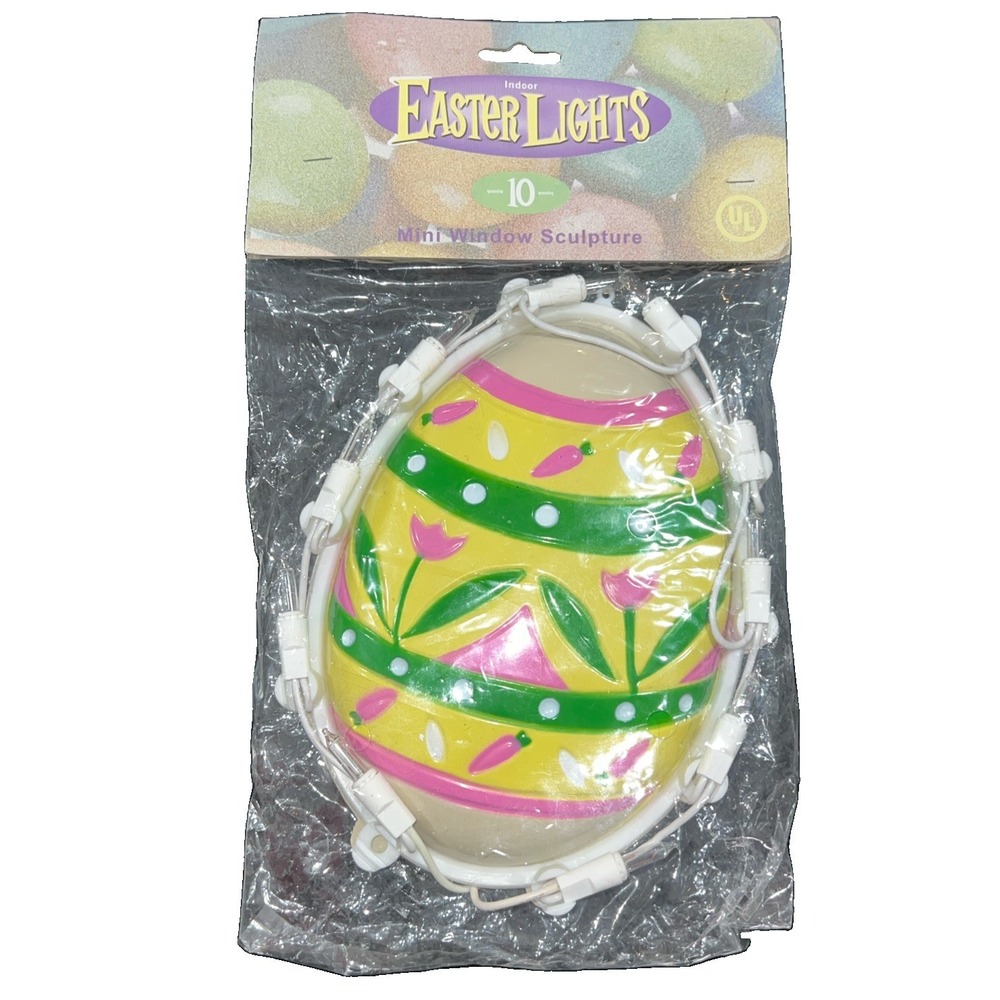 1/ Northlight LED Easter Egg Window Silhouette Sz 8''